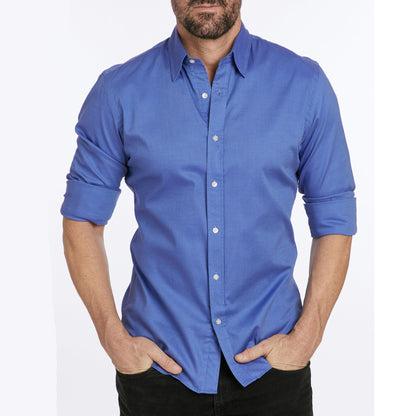 Oxford Stretch Zip Shirt